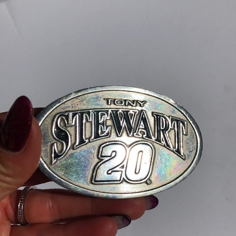 NASCAR belt buckle Tony Stewart